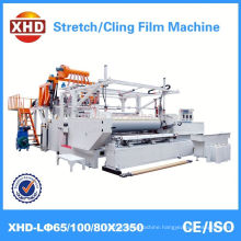 high speed plastic extrusion flat film stretching line